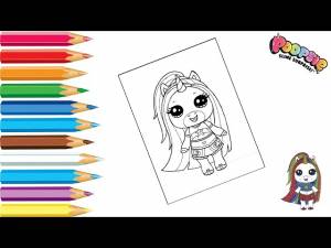Coloring Poopsie Surprise Unicorn