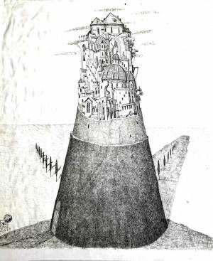 Картина Вавилонская башня 1353