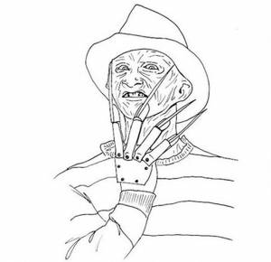 coloring pages horror movies