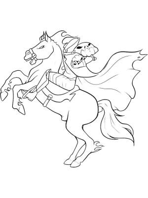 Раскраски Всадник без головы