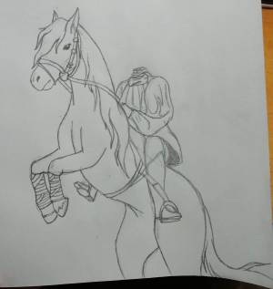 Всадник без головы рисунок