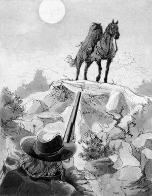 Иллюстрация Всадник без головы 2