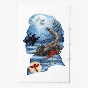 Холст «Сонная лощина, всадник без головы»