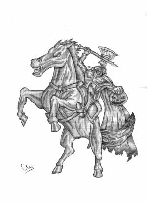 Всадник иллюстрация