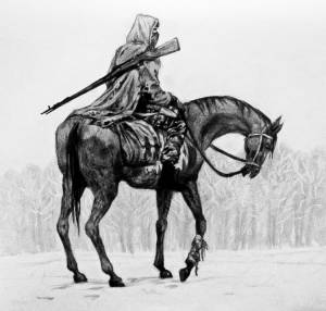 Всадник иллюстрация