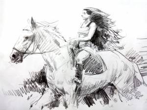 Всадник иллюстрация