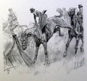 Всадник рисунок