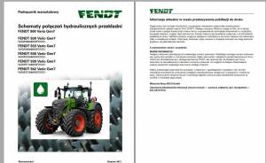 Трактор FENDT на 8,5 ГБ, обновление  2022 PL для диаграмм польского языка, руководства оператора и мастерской