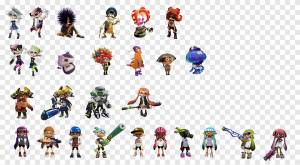 Splatoon 2 Mario Kart 8 Character Книжка-раскраска, рыба кальмар, Разное, команда png