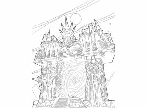 Раскраска World of Warcraft
