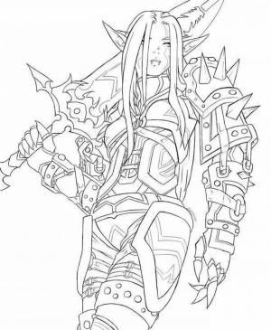 Раскраски World of warcraft