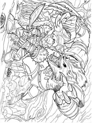 Раскраски World of Warcraft