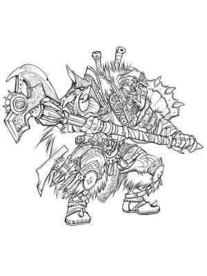 Раскраски World of warcraft