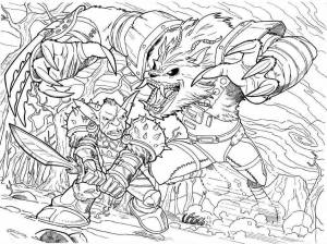Раскраски World of warcraft
