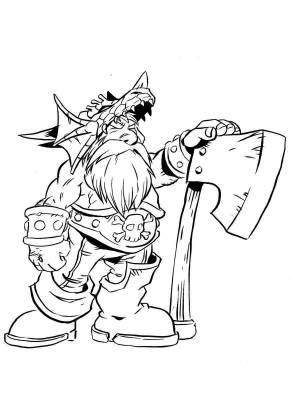 Раскраски World of Warcraft