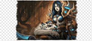 World of Warcraft Фан-арт Рисунок Ночного Эльфа, World of Warcraft, cg Artwork, эльф, плакат png