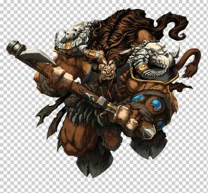Мир Warcraft Таурен Рисование, мир Warcraft, варкрафт, боевик, произведение искусства png