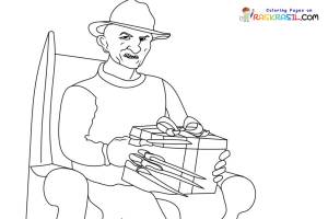Раскраски Фредди Крюгер