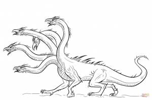 Раскраска Гидра