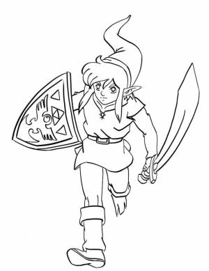 Раскраски Зельда