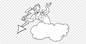 Статуя Зевса в Олимпии Гера Гора Олимп рисунок, Венера Милосская, любовь, угол, белый png