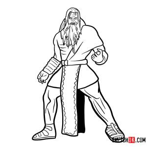 Зевс раскраска