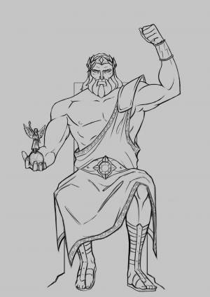 DataLife Engine > Версия для печати > Рисунок зевса карандашом