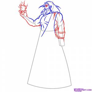 Как нарисовать Зевса