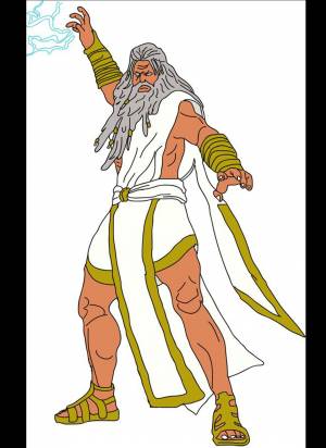 Бог зевс для срисовки