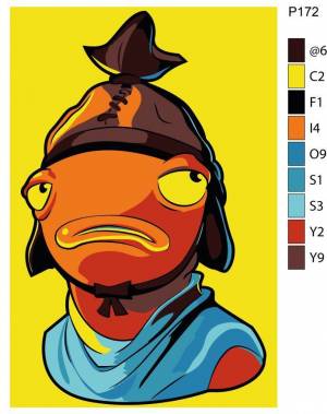 Детская картина по номерам P172 Игра Fortnite