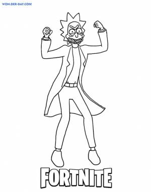 Раскраски Фортнайт