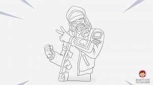 Рисунки для срисовки фортнайт