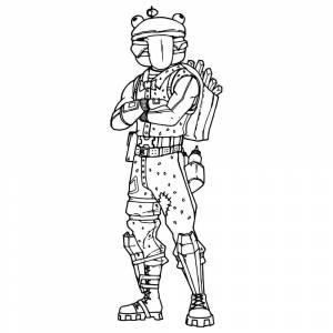 Раскраски фортнайт котики