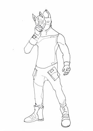 Раскраски фортнайт котики