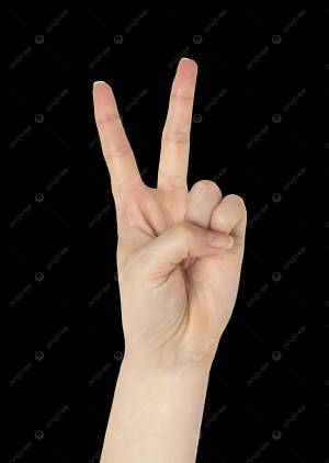 рука показывающая символ мира  победы с двумя PNG , белый, сообщение, индекс PNG рисунок для й загрузки