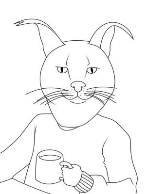 Раскраски Кот Шлёпа