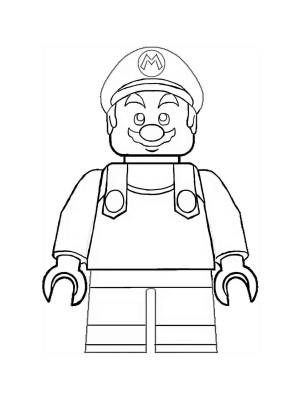 Раскраски LEGO Супер Марио
