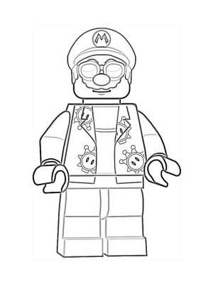 Раскраски LEGO Супер Марио