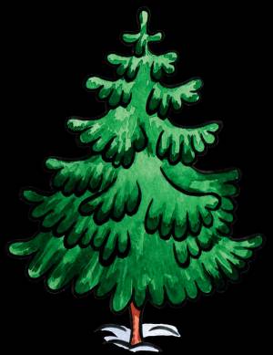 Ели детский рисунок