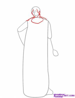 Как нарисовать богиню Афину карандашом поэтапно