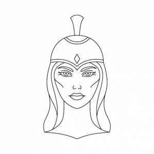 Греческая богиня войны афина