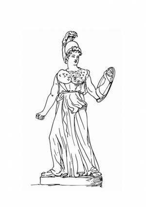 GREEK GODDESSES coloring pages