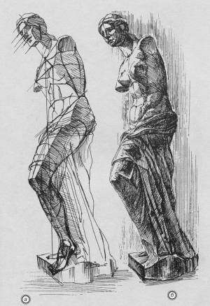 Рисунок женской фигуры