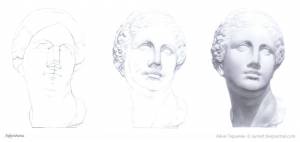 Афродита рисунок поэтапно