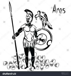 God War Ares Mars Spear Shield