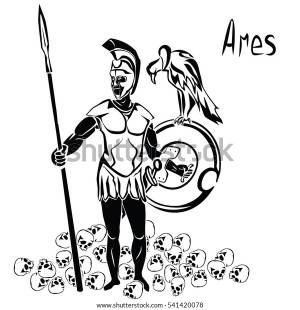 God War Ares Mars Spear Shield