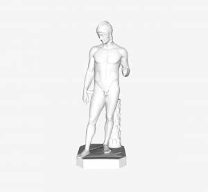 Бесплатный STL файл Ares Borghese at The Louvre, Paris ・Шаблон для 3D-печати для загрузки・Cults
