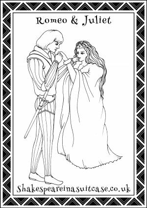 Ромео и джульетта рисунок простой