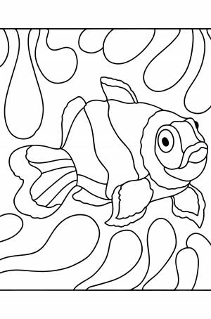 Раскраска Рыба Клоун ♥ Онлайн и !