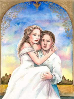 Иллюстрация Ромео и Джульетта